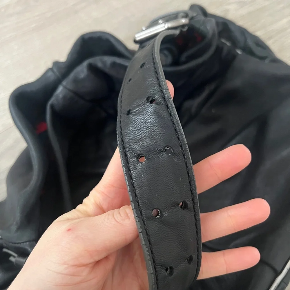 Black Leather Women's Bag - Picture 5 of 10